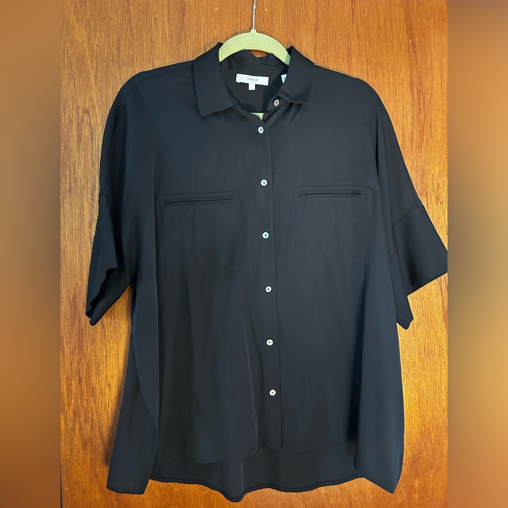 Silk Button Blouse